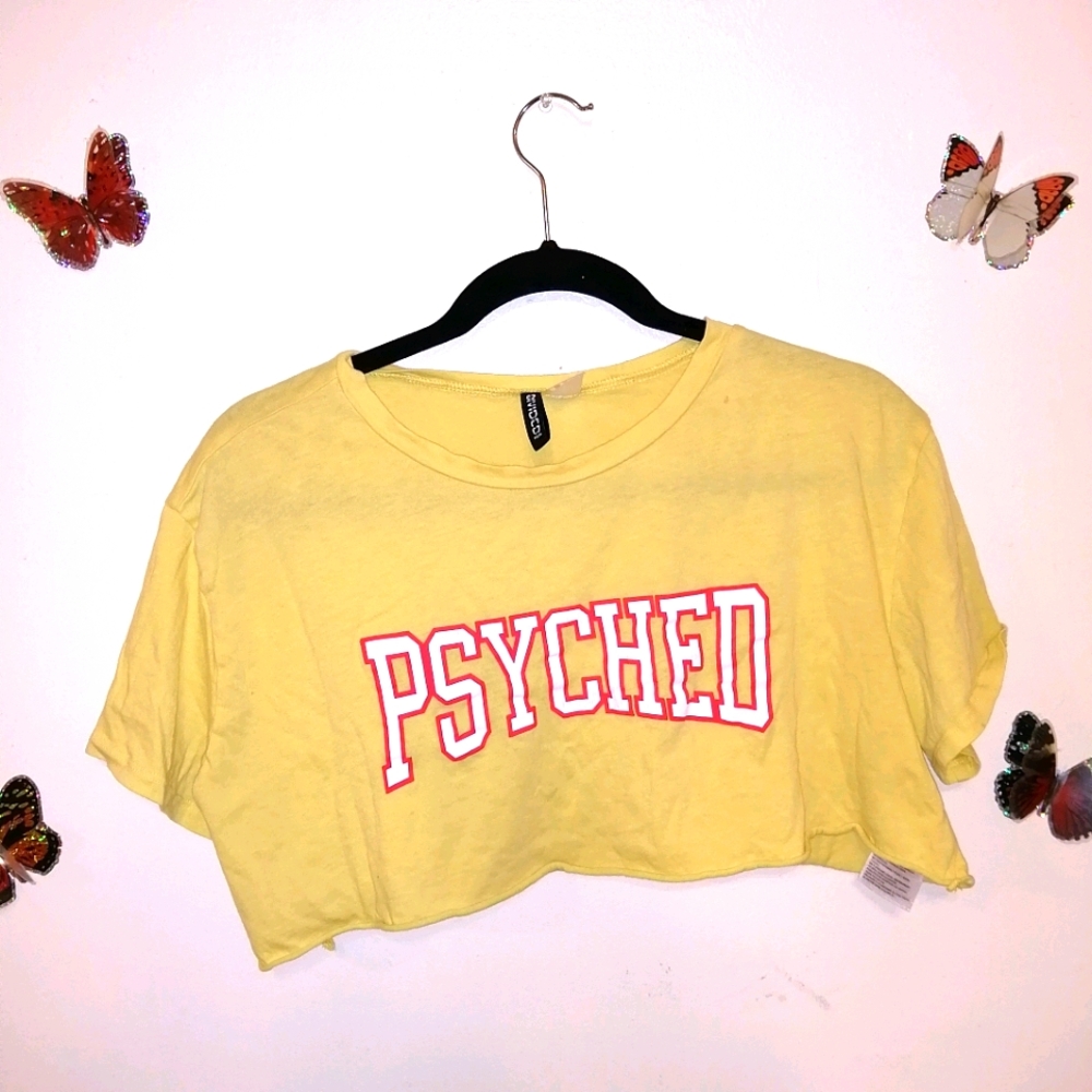 🍀H&M psyched Crop top